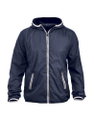 Clique Übergangsjacke Hardy (moderne Windbreaker mit Kapuze) dunkelblau Herren